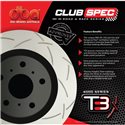 Disques DBA 4000 Series T3 Rainuré - Avant  HONDA Stream 2.0L 2001-2006