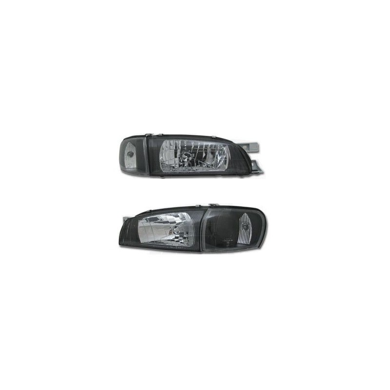Phares avant Crystal Black (paire)GT/STI 1997-2000