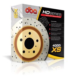 DBA Discs 4000 Series XS Slotted - Front SUBARU Impreza 2.0L Turbo WRX STi  2002-2005