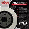 Disques DBA 4000 Series Type Origine Rainuré - Arrière HONDA Civic (5th Gen) 1.6L 95-97