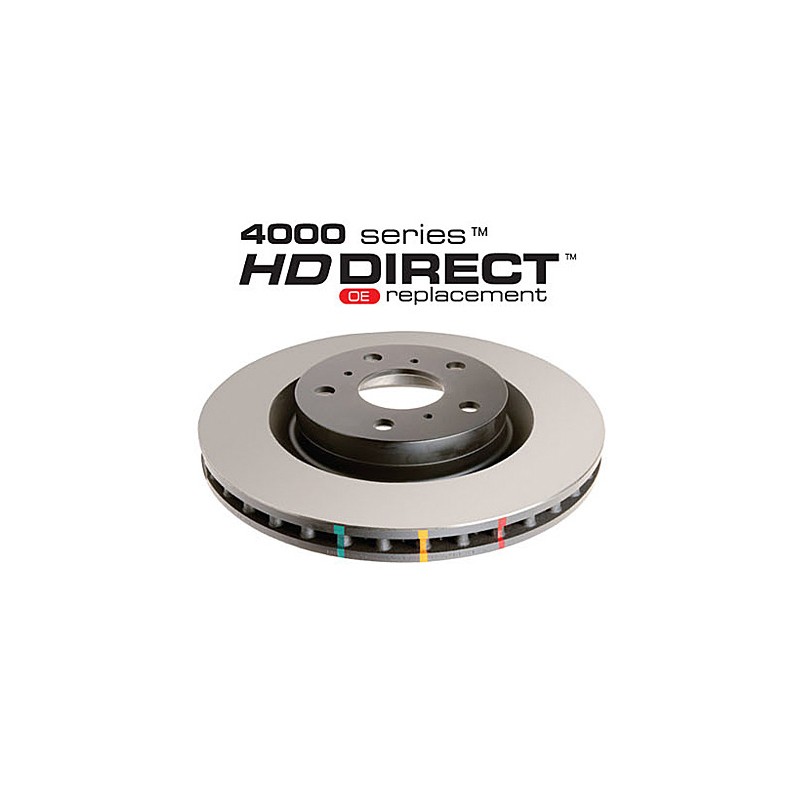DBA Discs 4000 Series OE Type Slotted - Front HONDA CR-V Mk2 2.2L TD 2005-2007