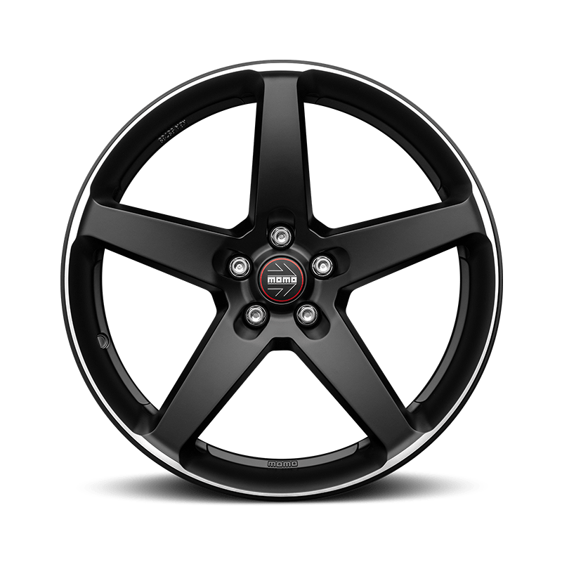Momo Five 18x8" 5x112 ET35, Noir Carbone