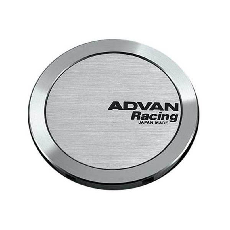 Cache Central Complètement Plat Advan 63mm - Alumite d'Argent