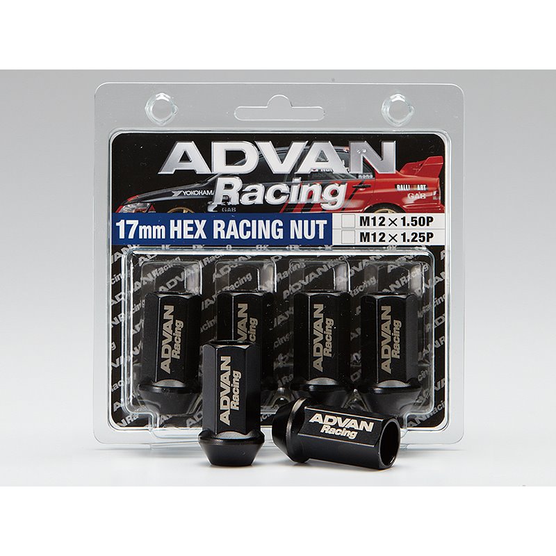 Advan Ecrou 12X1.25 (Noir) - Pack de 4
