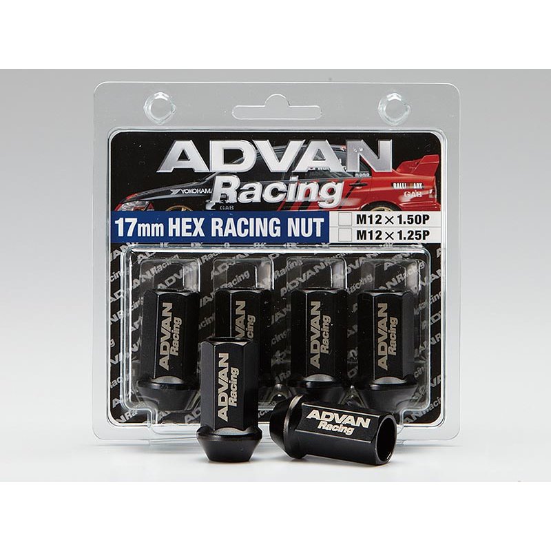 Advan Ecrou 12X1.5 (Noir) - Pack de 4