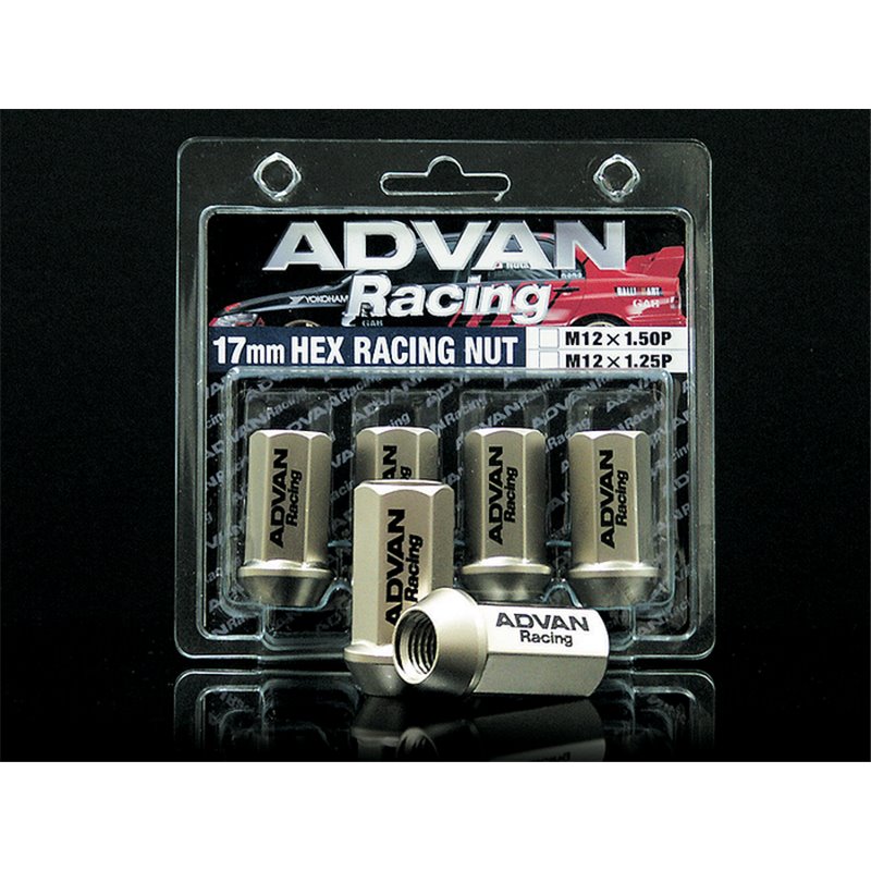 Advan Ecrou 12X1.25 (Or Champagne) - Pack de 4
