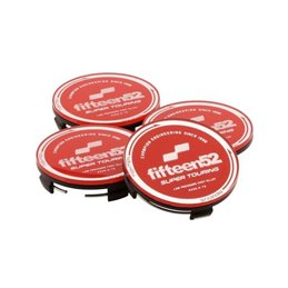 Cache Central fifteen52 Super Touring (Chicane/Podium) Rouge/Chrome - Set de 4