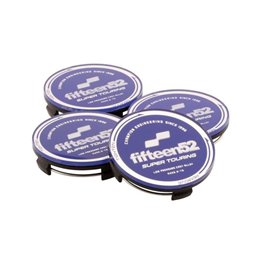 Cache Central fifteen52 Super Touring (Chicane/Podium) Bleu/Chrome - Set de 4