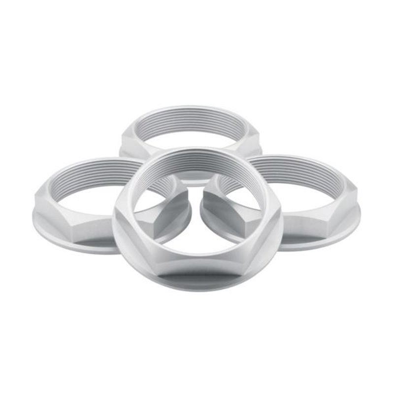 fifteen52 Écrous Hexagonaux Super Touring (Chicane/Podium) Argent Anodisé - Set de 4