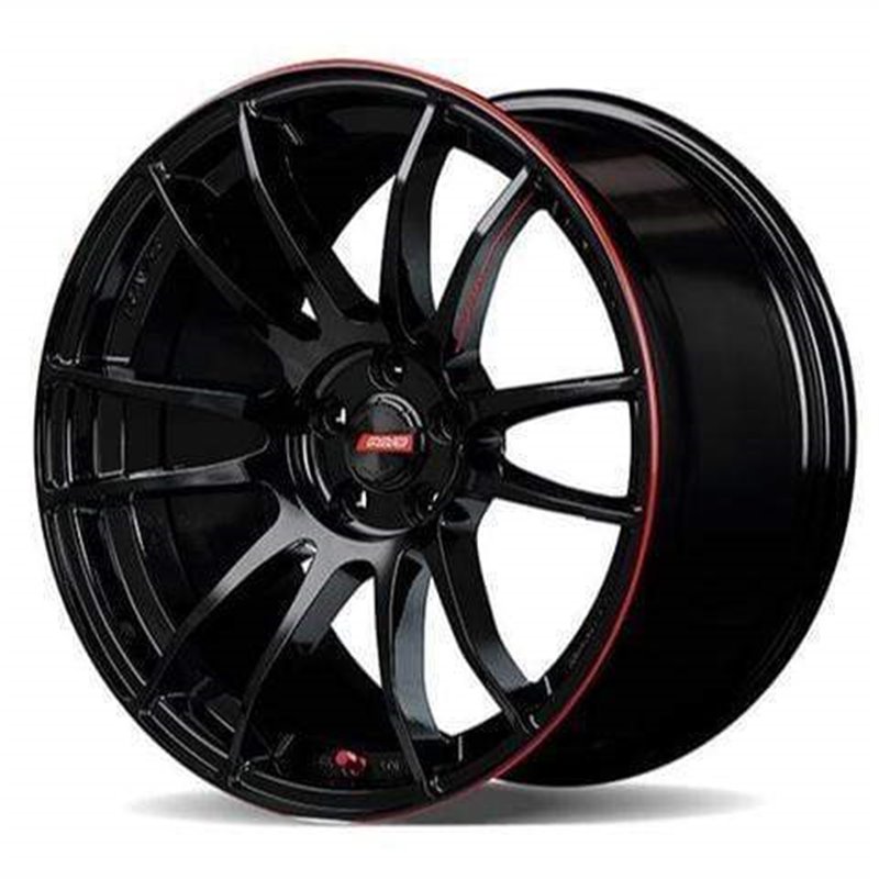 Gram Lights 57Transcend 18x9.5 ET38 5x120 Noir & Rouge