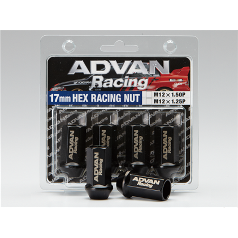 Advan Ecrou 12X1.25 (Noir) - Pack de 4