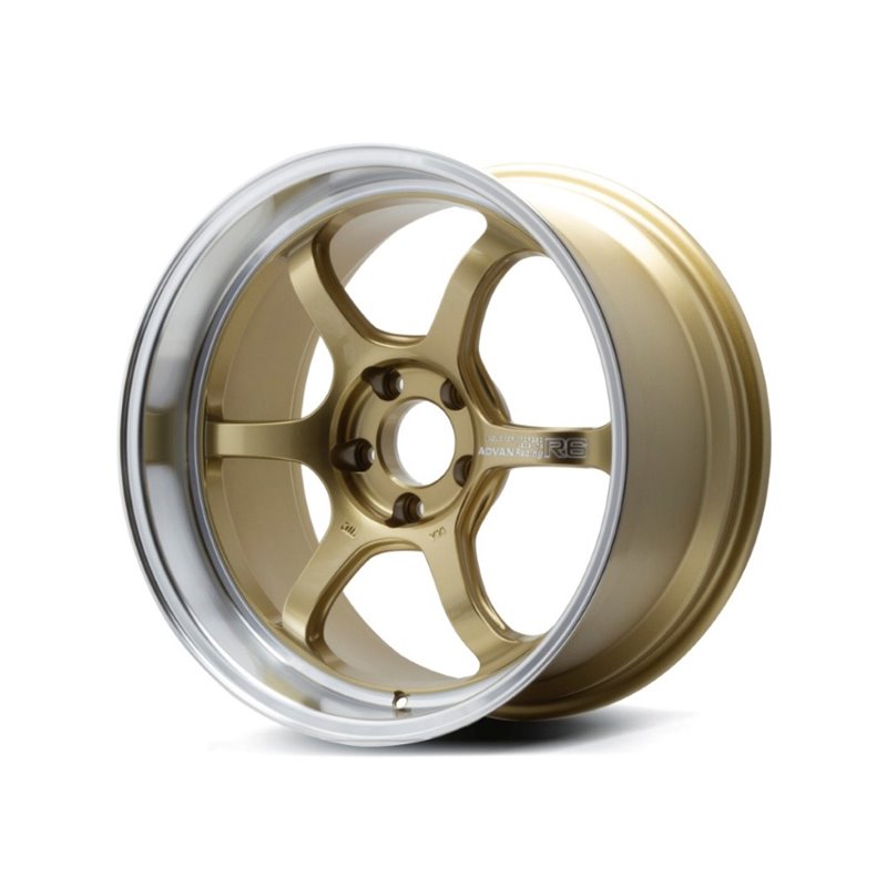 Advan R6 18x8.0 ET45 5x114.3 Laiton Or