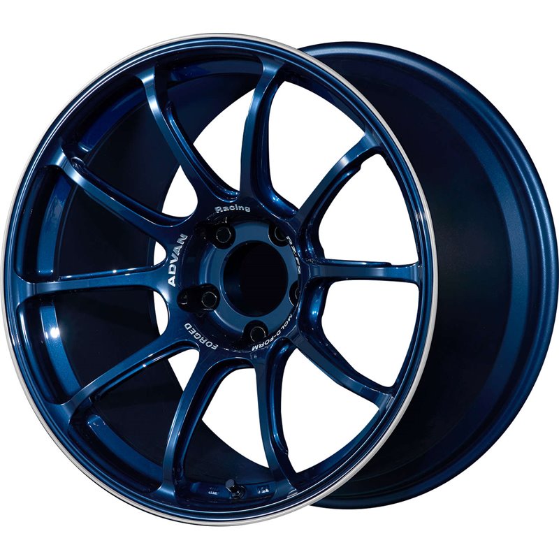 Advan RZ-F2 18x9.5 ET45 5x120 Bleu Titane Et Contour