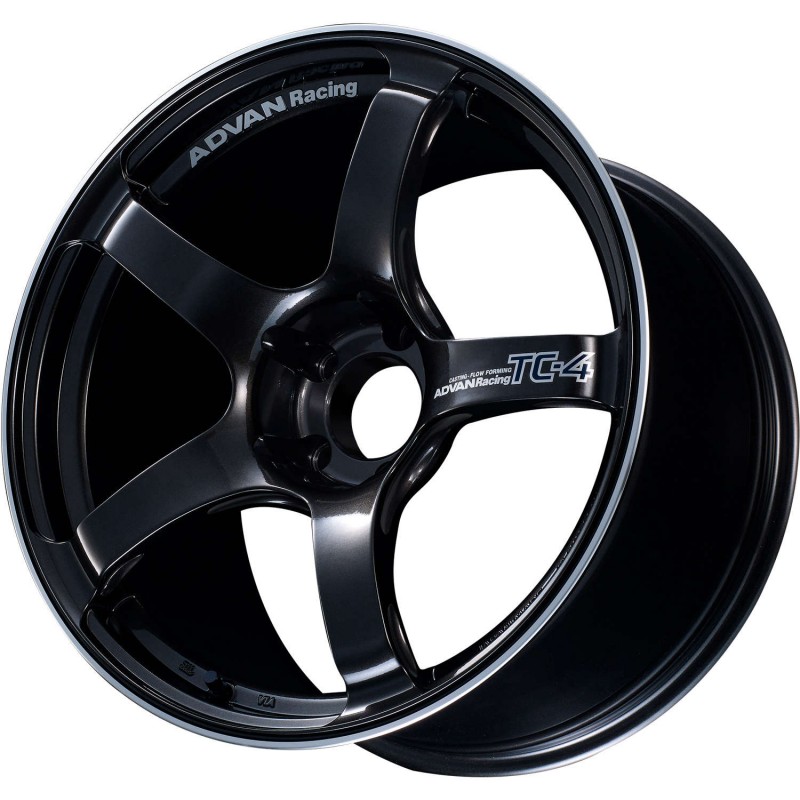 Advan TC4 18x9.5 ET45 5x100 Black Gun Metallic