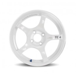 Advan TC4 16x8.0 ET35 5x114.3 Blanc Métalisé