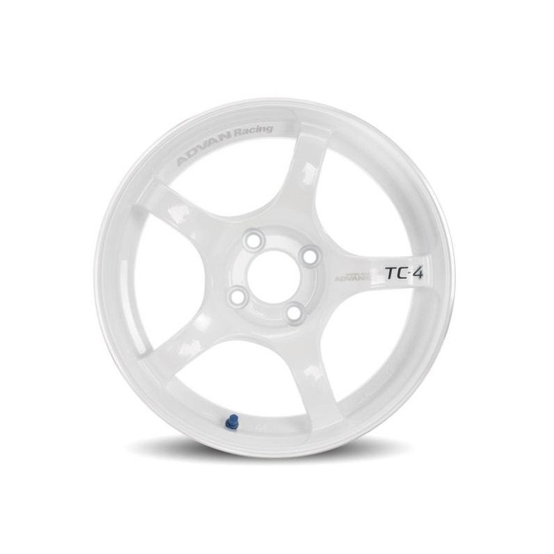 Advan TC4 16x8.0 ET38 4x100 Blanc Métalisé