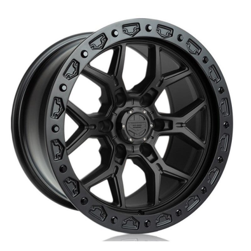 Vorsteiner Venom Rex 601 Beadlock 17x9.0 ET0 6x135 Noir Charbon