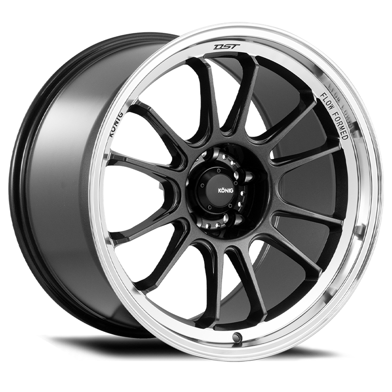 Konig Hypergram 17x8.0 ET40 5x100 Carbon Métalisé Et Bord Poli