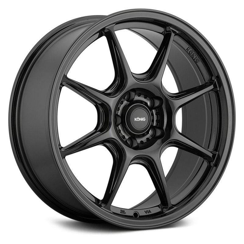 Konig Lockout 18x9.5 ET22 5x114.3 Noir Brillant