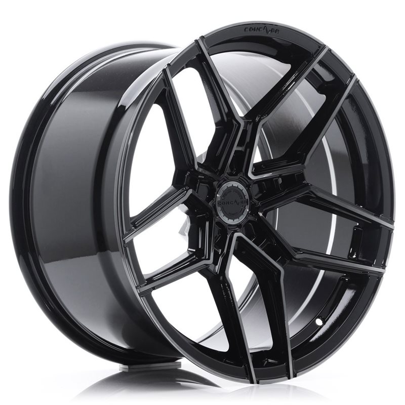 Concaver CVR5 22x10" (5 hole custom PCD) ET20-64, Double Tinted Black