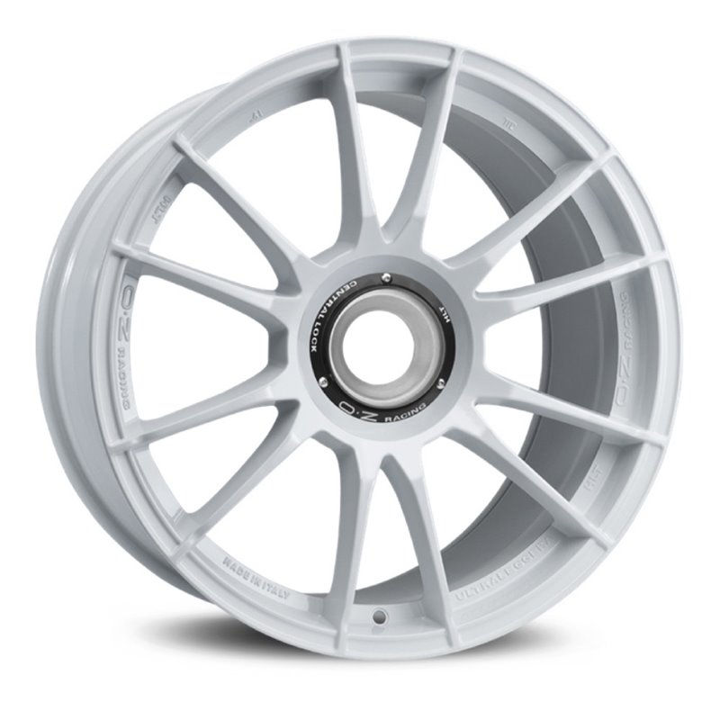 OZ Ultraleggera HLT 19x12" Ecrou Central ET48. Blanc