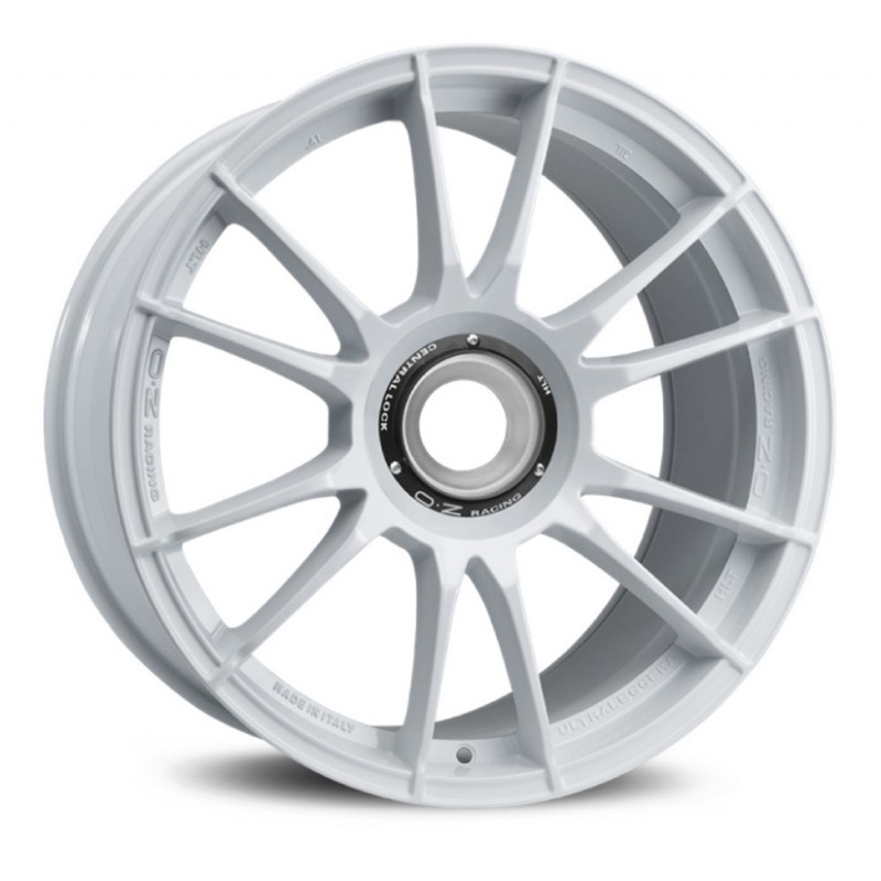 OZ Ultraleggera HLT 19x8.5" Ecrou Central ET53. Blanc