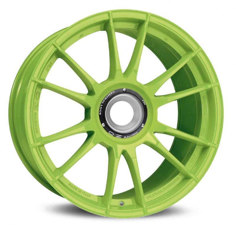 OZ Ultraleggera HLT 21x12.5" Ecrou Central ET48. Vert Acide