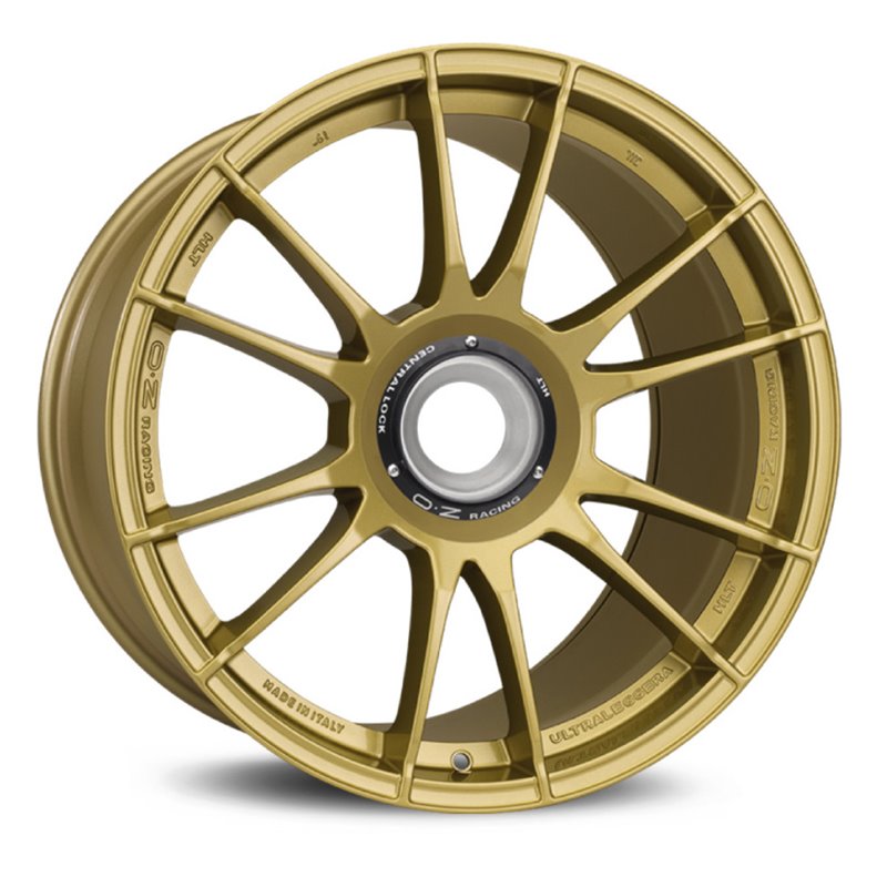 OZ Ultraleggera HLT 21x12.5" Ecrou Central ET48. Race Gold
