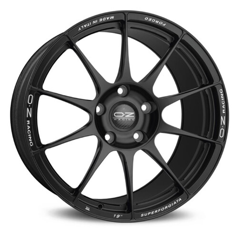 OZ Superforgiata 21x12.5" Ecrou Central ET48. Noir Mat