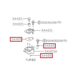 Kit Joints Pompe Direction Assistée SUBARU GT/STI 1999-2000