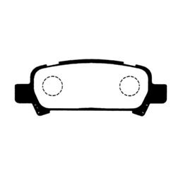 Plaquettes de frein Arrière Project Mu B-Spec/NS400 
GT/STI 1997-2000