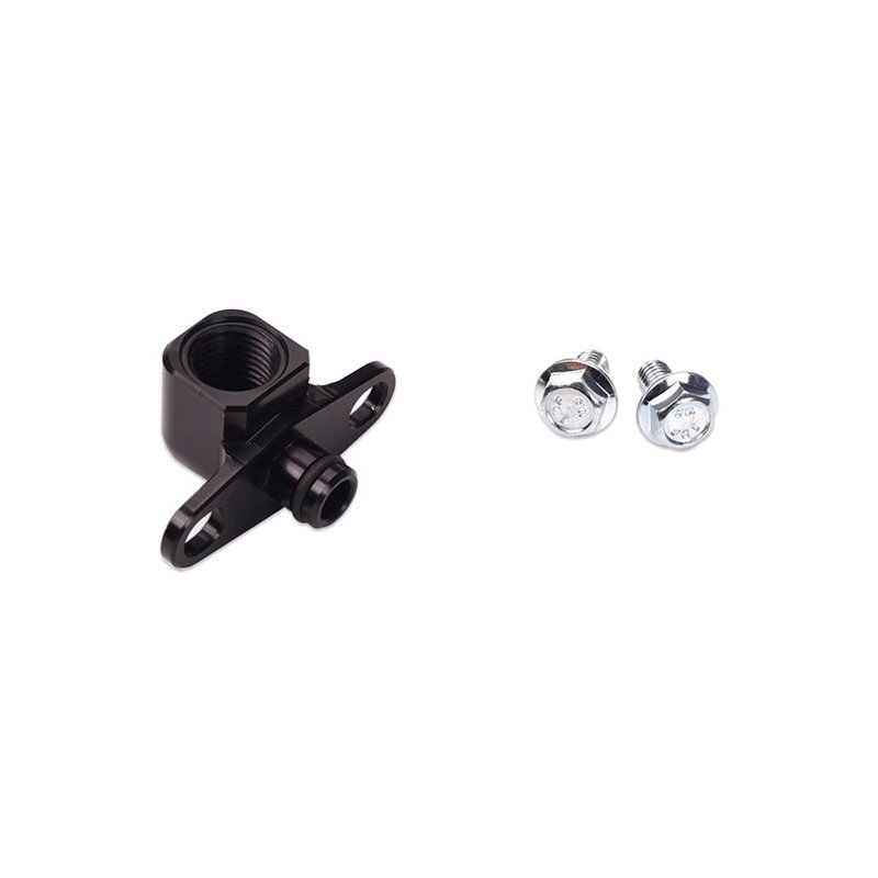 IAG 90 Degree OEM Fuel Rail Adapter for Aftermarket FPRs for 02-07 WRX, 07 STI.