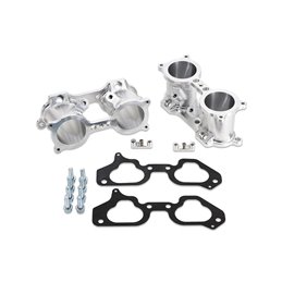 IAG V2 CNC Top Feed TGV Housings for 2002-14 Subaru WRX, 07-20 Subaru STI, 07-12 LGT, 06-13 FXT (Silver).