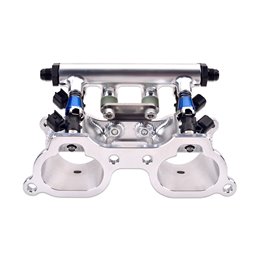 IAG EJ Dual Injector TGV Housings w/ Fuel Rails for 02-14 WRX, 04-21 STI.