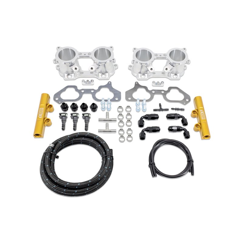 IAG Top Feed Conversion Kit - TGV V2 Argent, Rails Essence Or, Ligne Custom pour FPR Origine (04-06 STI, 04-05 Forester XT)