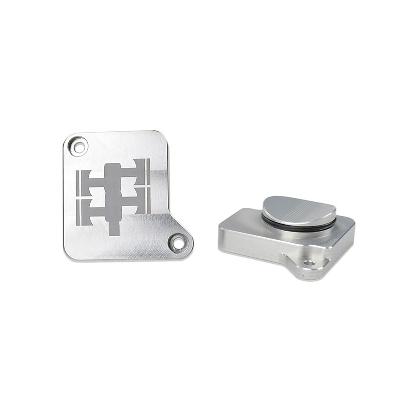 IAG MAF Sensor Block Off Plate pour 2002-07 Subaru WRX / STI (Argent)