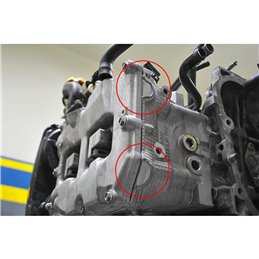 IAG Half Moon Valve Cover Cam Seals (4) for 2002-06 Subaru WRX / STI / FXT / LGT (Silver Finish).