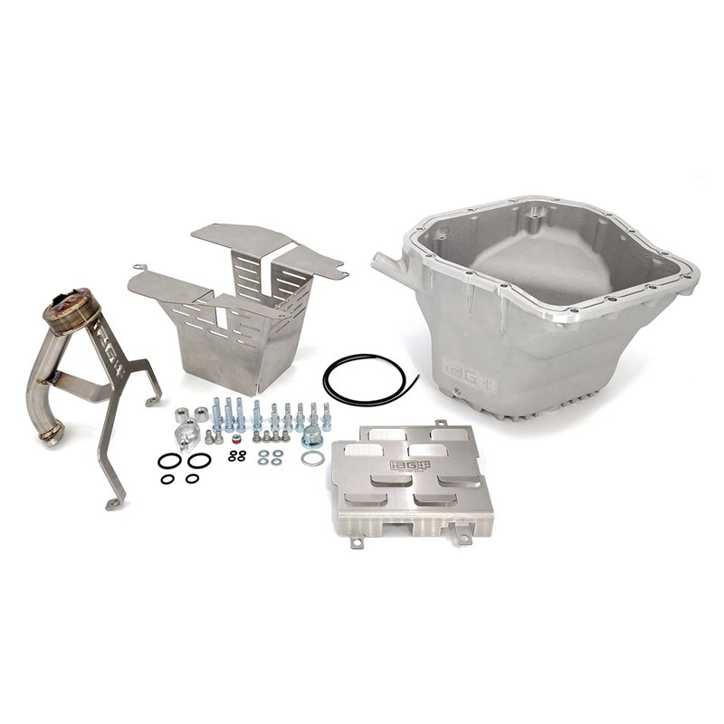 IAG EJ Street Series Oil Pan Package (Silver Pan / Pickup / Street Baffle / Windage Tray) for WRX, STI, Legacy GT, Forester XT.