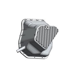 IAG Performance EJ Competition Series Oil Pan for 02-14 WRX, 04-21 STI, 05-09 LGT, 04-13 FXT (Silver).
