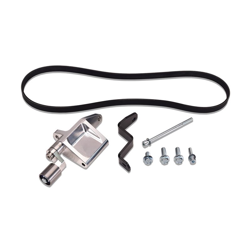 IAG V2 Alternator Relocation Kit for Reversed Intake Manifold 02-14 WRX, 04-21 STI, Forester XT, Legacy GT, EJ20, EJ25 with Powe