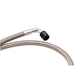 IAG Performance High Pressure Braided Power Steering Line (OEM Routing) for 2002-07 WRX, 2004-07 STI.
