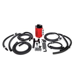 IAG V3 Street Series Air / Oil Separator (AOS) for 2015-21 Subaru WRX - Red Finish