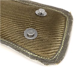 IAG Turbo Heat Shield Blanket for Subaru WRX / STI Turbos w/ Internal Wastegates (Black).