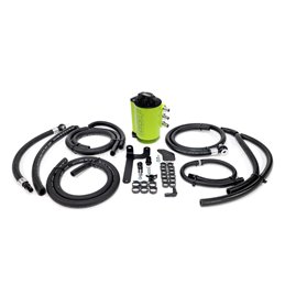 IAG V3 Street Series Air / Oil Separator (AOS) for 2015-21 Subaru WRX - Neon Yellow