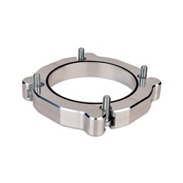 IAG Bosch 82mm Throttle Body & Adapter Package for Subaru STI Process West Intake Manifolds; Silver Finish.