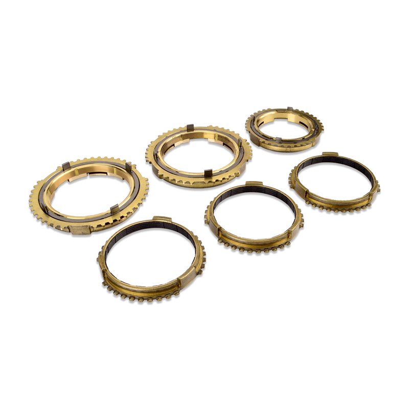 Synchro Set 1st - 3rd Brass / 4th - 6th Carbon Faced - Brass IAG BV6 STI 2008-2021