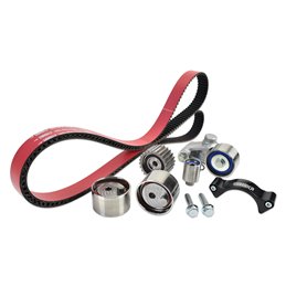 IAG Timing Belt Kit with IAG Red Racing Belt, Timing Guide, Adjustable Idlers & Tensioner for 02-14 WRX, 04-21 STI