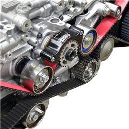 IAG Timing Belt Kit with IAG Red Racing Belt, Timing Guide, Adjustable Idlers & Tensioner for 02-14 WRX, 04-21 STI