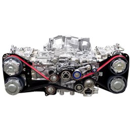 IAG Timing Belt Kit with IAG Red Racing Belt, Timing Guide, Adjustable Idlers & Tensioner for 02-14 WRX, 04-21 STI