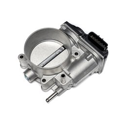IAG Big Bore 76mm Throttle Body with Electronics and Adapter Package for OEM Subaru STI / Cosworth Intake Manifold; Silver Finis